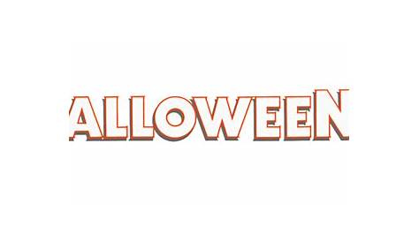 Halloween Movie Logo Transparent