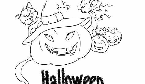 Halloween Ausmalbilder - Halloween - ZENIDEEN | Halloween ausmalbilder