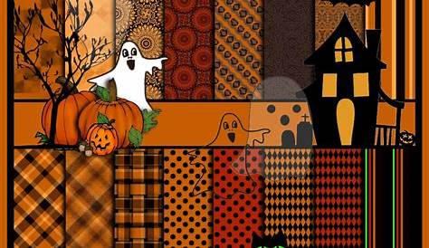 **FREE ViNTaGE DiGiTaL STaMPS**: Free Digital Scrapbook Paper - Halloween