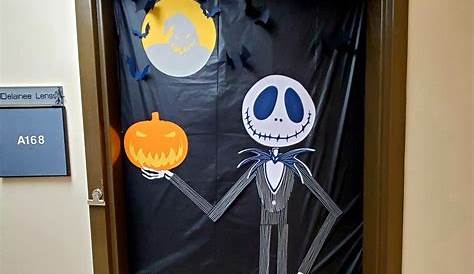 Halloween Door Decorations Diy Jack Skellington