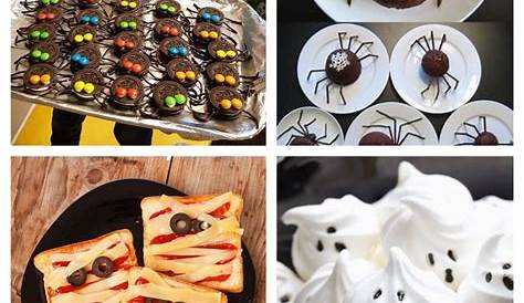 Halloween Kinderparty Gesunde Partysnacks für Kinder Rezepte fingerfood