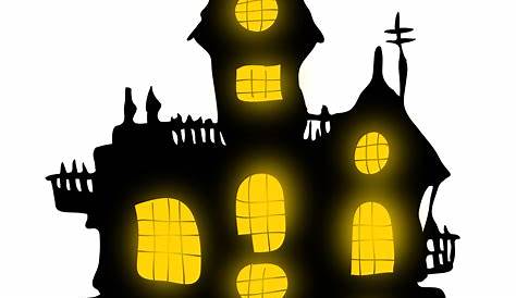 Spooky halloween haunted house - Transparent PNG & SVG vector file