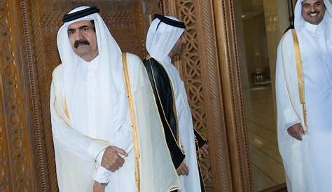 Emir Sheikh Hamad bin Khalifa Al Thani, and his wife Sheikha Moza bint