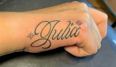 Hand Tattoo A Name Love Pratik On