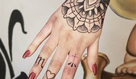 Hand Tattoo Hand Tattoo Examples Of Awesome Finger s Others