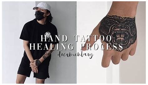 Hand Tattoo Healing Process Before And After