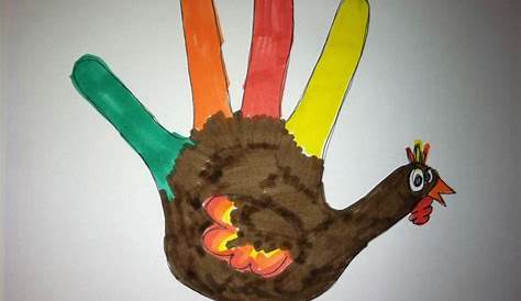 Hand Turkey Art Project