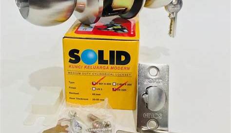 Jual Kunci Pintu Solid/ Handle Kunci Komplit Solid HP 6155 Indonesia