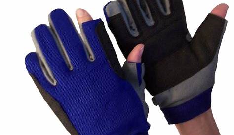 Fingerlose Handschuhe schwarz