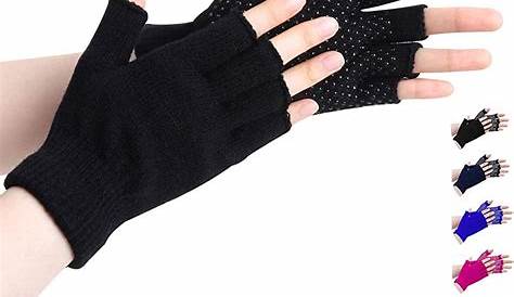 Micro Fleecehandschuhe für Damen Handschuhe mit Finger mit längerem Bund