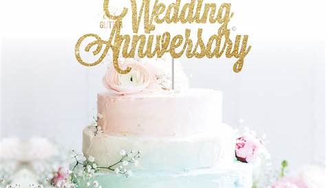 Buy Wedding 50th Anniversary Cake Topper - Wedding Anniversary Party