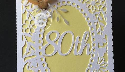 80th Birthday Card | SVG | Happy 80th Birthday (2094606)