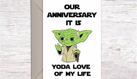 Star Wars Anniversary card for boyfriend or by TheCenterFold, $3.75