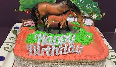 Raising Sweet Souls Happy Birthday Lindy Paige | Horse birthday cake