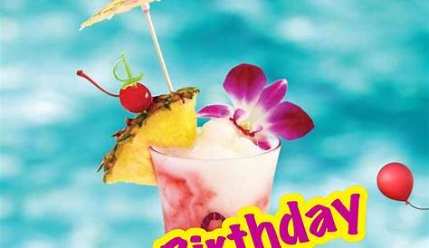 Happy birthday cocktail | Happy birthday drinks, Happy birthday
