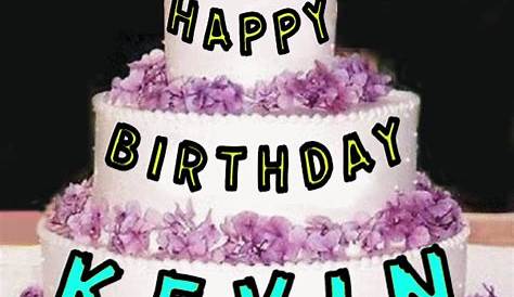 Kevin Happy Birthday cake gif