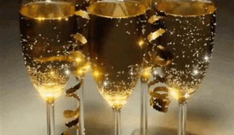 Happy Birthday Wine With Glitters GIF | GIFDB.com