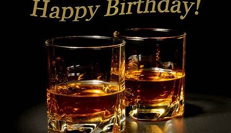 Happy Birthday Card with Whiskey and Cigar | Gallery Yopriceville
