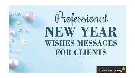 Happy New Year Greeting Message Professional