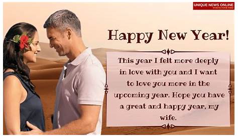 Happy New Year Wishes Wife
