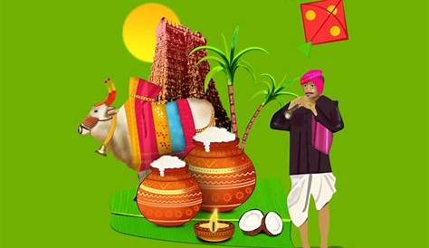 Happy Pongal Stickers In Tamil Gif Greetings.Live*Free Daily Greetings Pictures Festival GIF