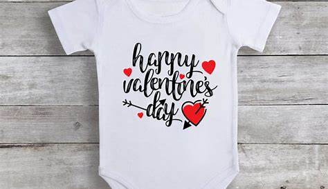 Happy Valentines Day Baby Onesie