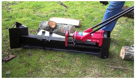 Harbor Freight 10 ton manual log splitter review YouTube