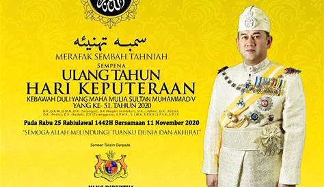 hari keputeraan sultan terengganu 2019