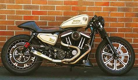 Harley Davidson Iron 883, Cafe Racer, Cool Motorcycle, - Cafe Racer