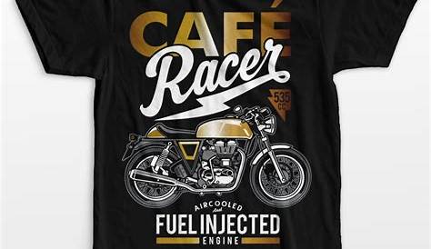 T shirt motard - Cafe rider - Avomarks