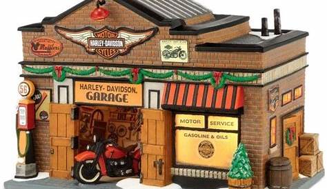 Harley Davidson Christmas Garage