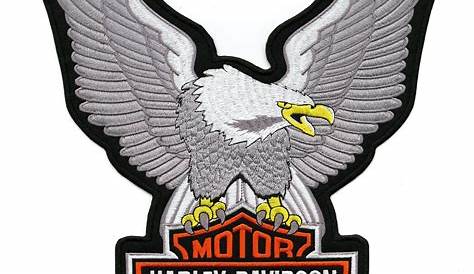 Harley Davidson Eagle Back Patch