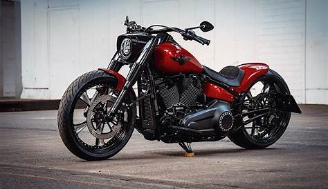 Harley Davidson Fat Boy Red Colour