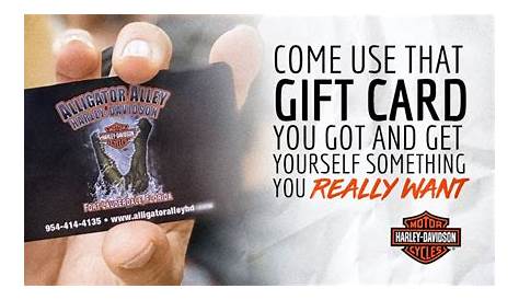 Harley Davidson Gift Card Redeem