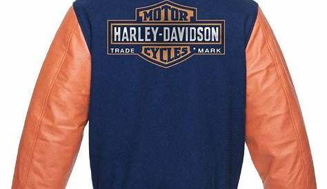 Harley Davidson Leather Varsity Jacket