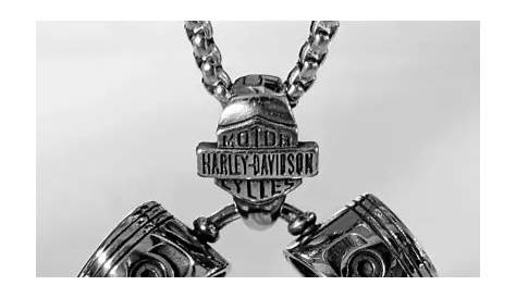 Harley Davidson Piston Necklace