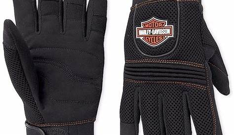 Harley-Davidson™ Men's Mesh Full-Finger Riding Gloves 98263-07VM