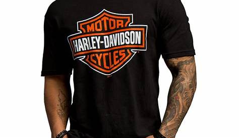 Harley Davidson T Shirt Bar And Shield