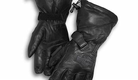 Mens Harley Davidson Leather Winter Gloves X L | Leather gloves winter