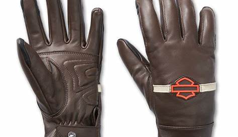 Harley-Davidson® Women's Brigid Leather Gauntlet Gloves Black