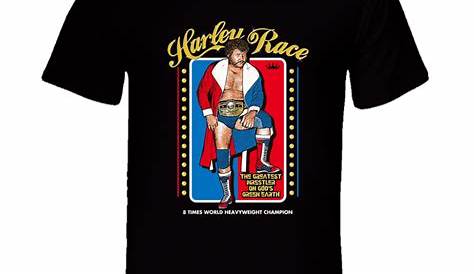 Harley Race Classic Retro Wrestling T Shirt Reissue