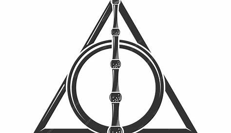 Harry Potter inspired Deathly Hallows Logo Vinyl Sticker Decal | Etsy