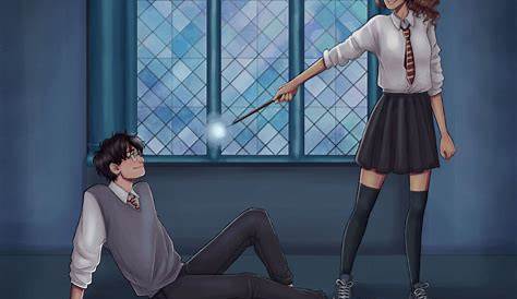 Arisha — Cover Art I did for the Harry/Hermione fanfiction:... | Harry