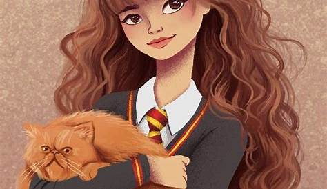 💕 Kitty Hermione (when Hermione accidentally put hair into polyjuice