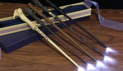 LED Harry Potter Light UP Wand Hermione Dumbledore Snape Voldemort