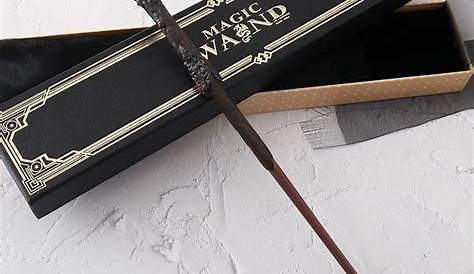 Jocestyle Harry Potter Wand Metal Heart Magic Wand Wand Black Box