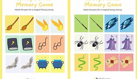 Harry Potter: Memory Matching Game | Tybrisa Books
