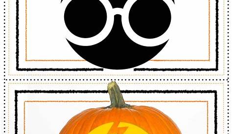 Easy Printable Harry Potter Pumpkin Stencils