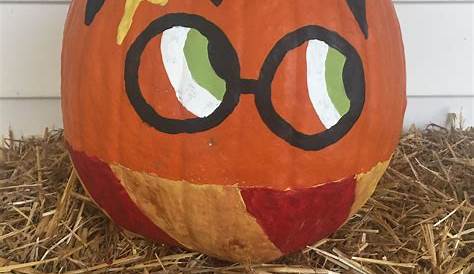 Painted Pumpkin | Pumpkin halloween decorations, Harry potter pumpkin