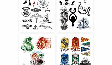 Harry Potter Temporary Tattoo Set - Entertainment Earth